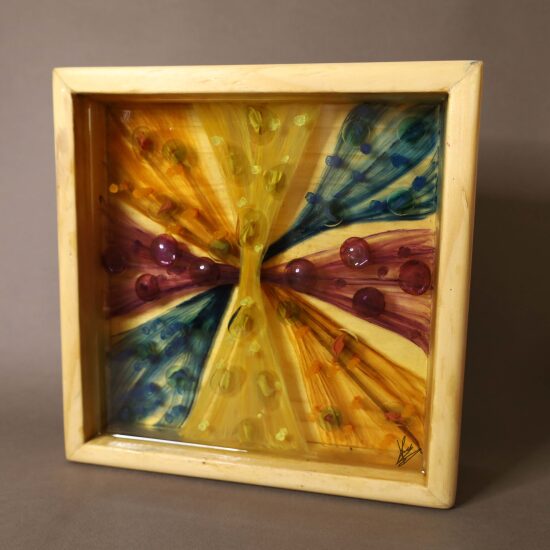 Framed bands of colour